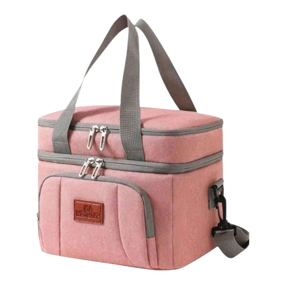 Insulated Lunch Bag, Reusable Lunch Box For Office Picnic Hiking Beach